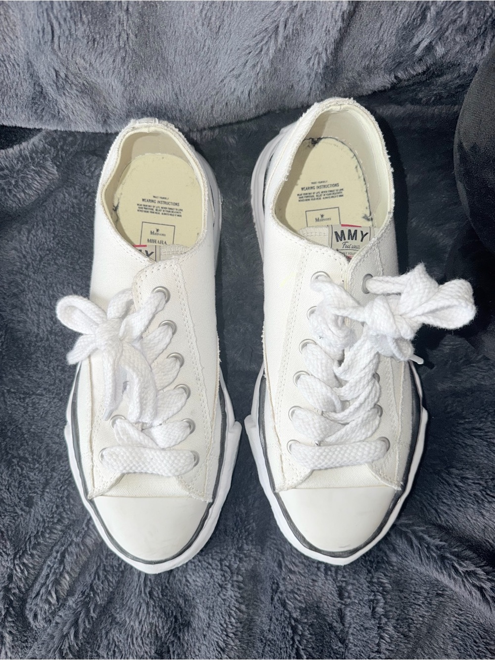 Maison MIHARA YASUHIRO Peterson OG Sole Canvas Low-Top Sneakers